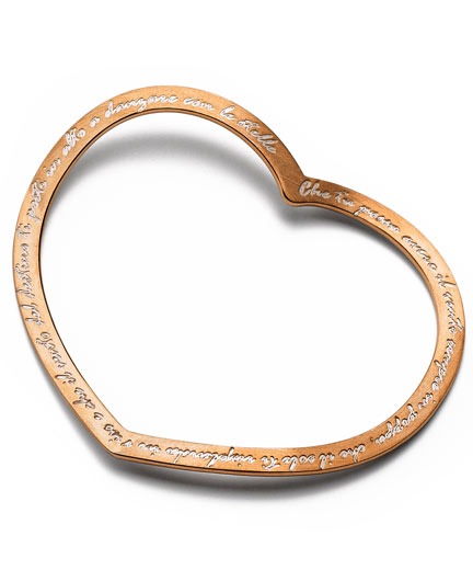 Bracciale Ego You Cuore Rigido Scritta Personalizzata