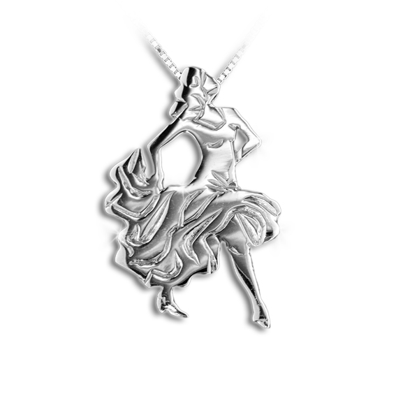 Collanina Mikelart ballerina flamenco