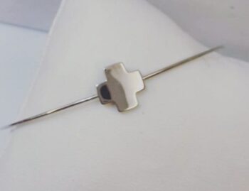 Bracciale Croce Oro Bianco