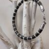 Bracciale Uomo Oro Bianco e Brunito