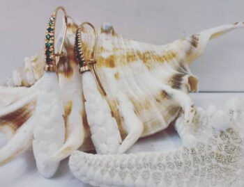 Orecchini Corallo Bianco