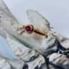 Anello Oro Rosa con Rubino