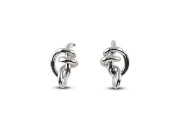 Orecchino Nodi d'Amore in Argento 925