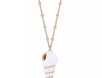 collana lunga Rosé con conchiglia