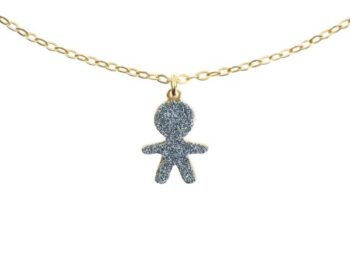 COLLANA PUPO POLVERE DIAMANTI